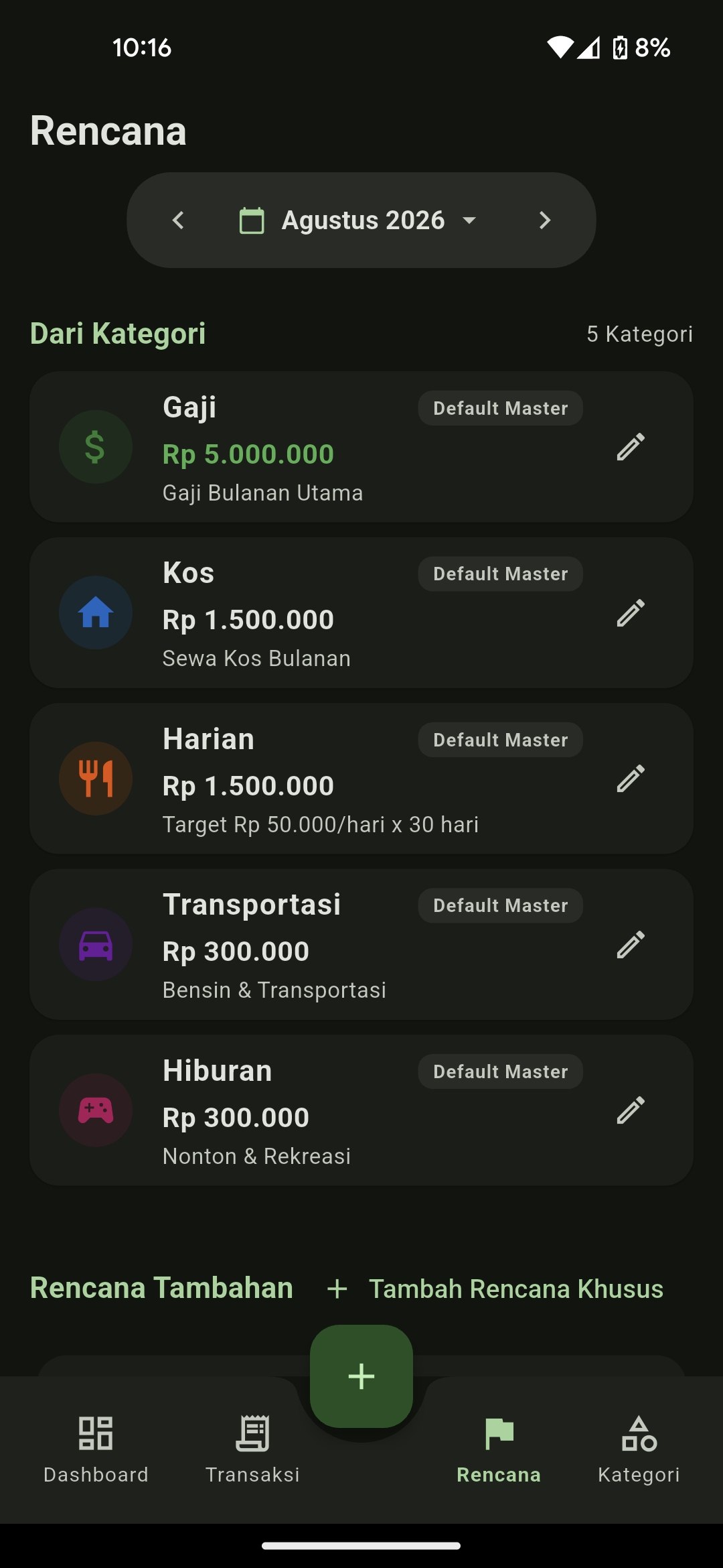 SICAKU - Sistem Catatan Keuangan Screenshot 5