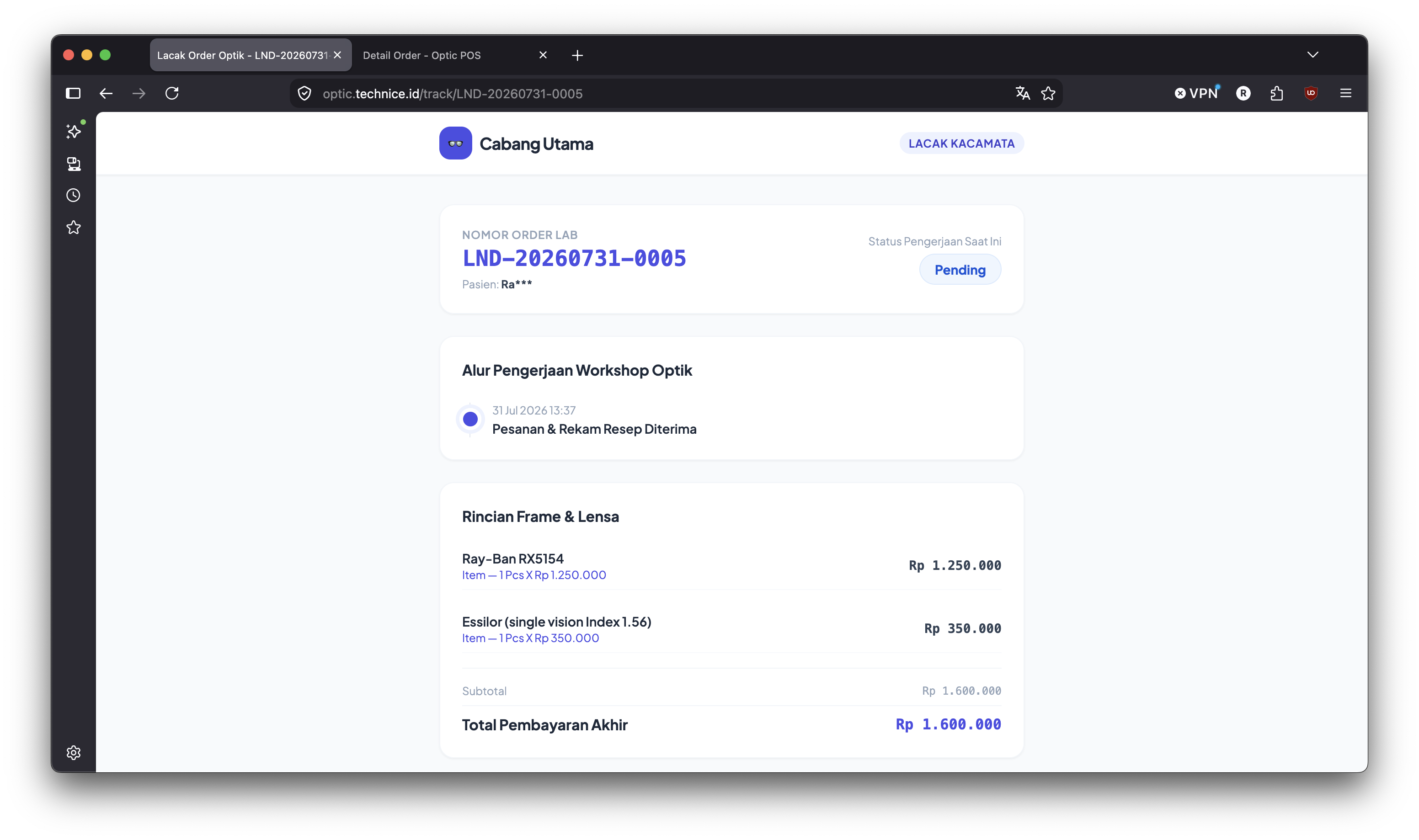 POS Optic – Solusi Lengkap Manajemen Toko Optik Screenshot 12