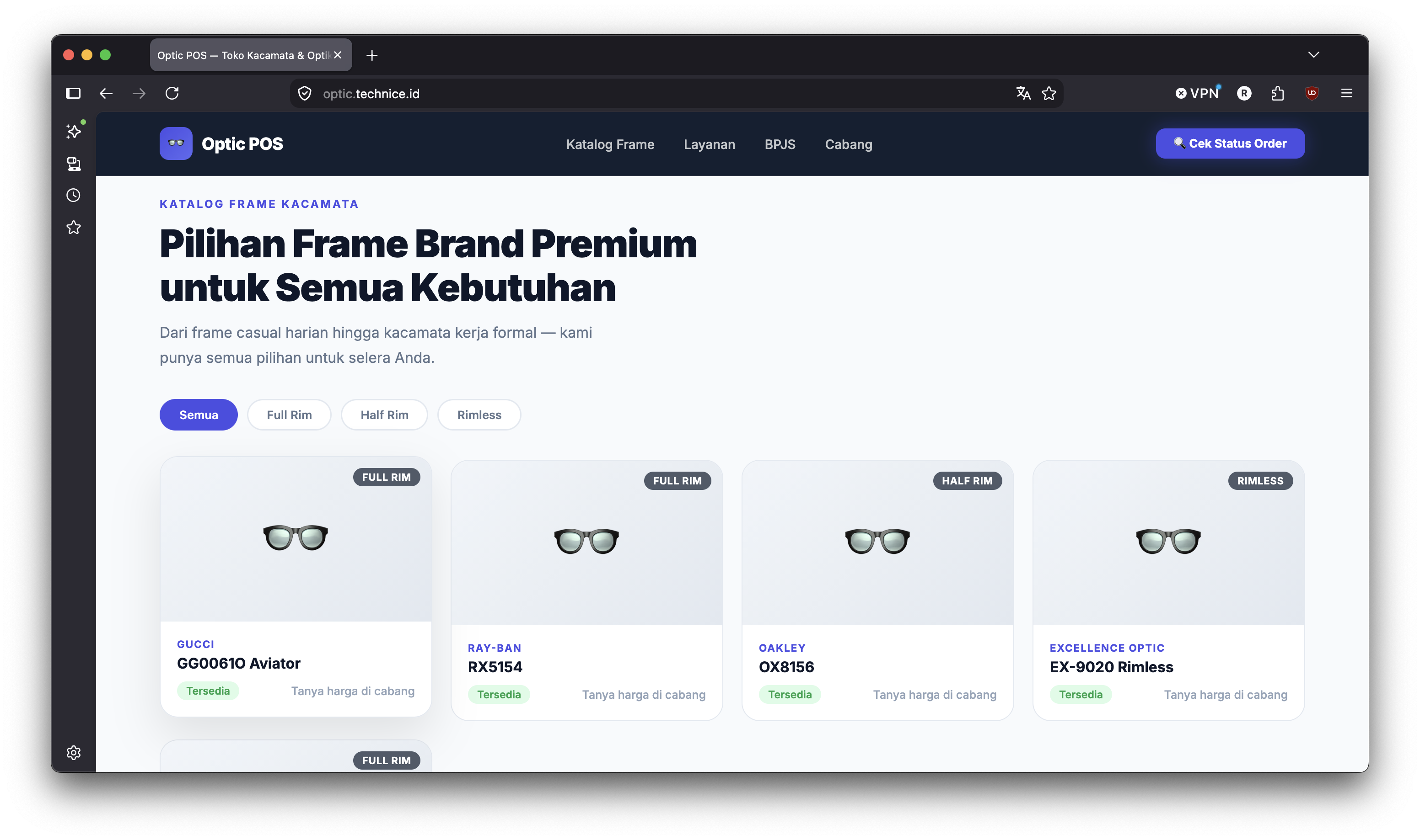 POS Optic – Solusi Lengkap Manajemen Toko Optik Screenshot 11