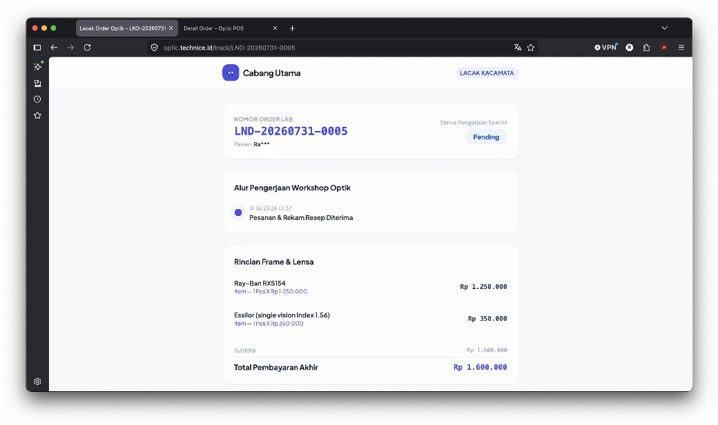 POS Optic – Solusi Lengkap Manajemen Toko Optik Screenshot 12