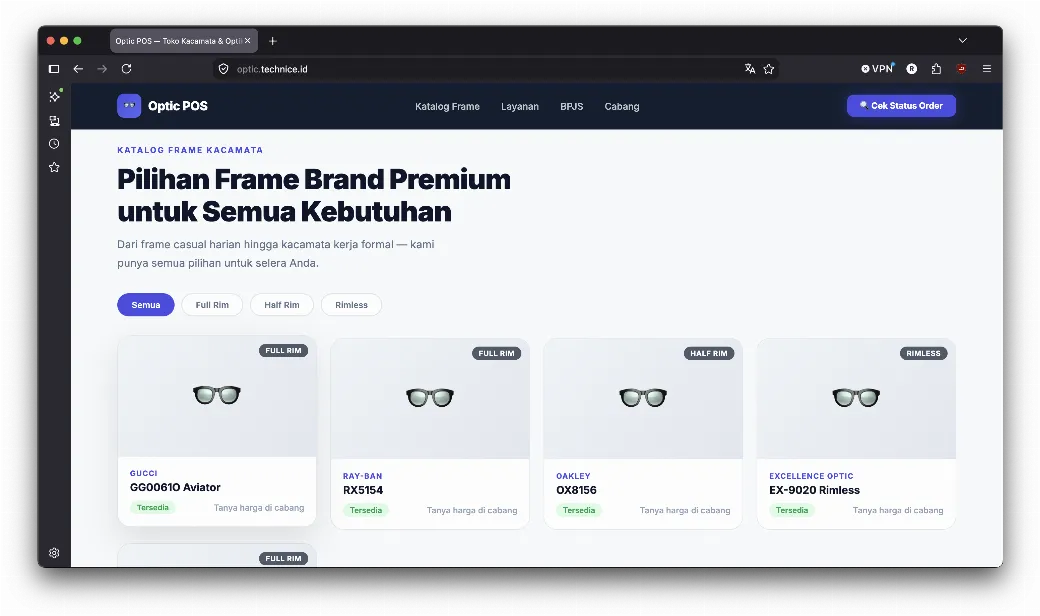 POS Optic – Solusi Lengkap Manajemen Toko Optik Screenshot 11