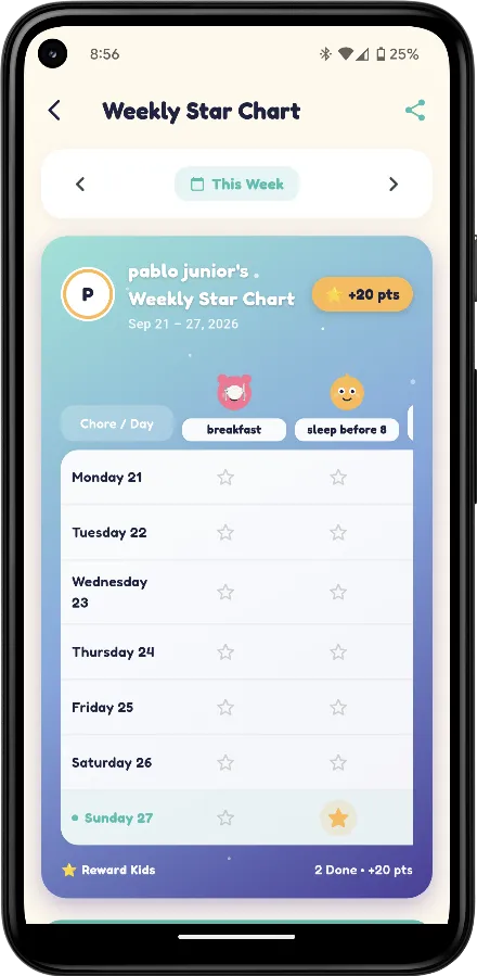 Reward Kids Screenshot 2