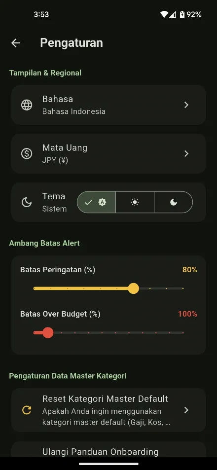 SICAKU - Sistem Catatan Keuangan Screenshot 8