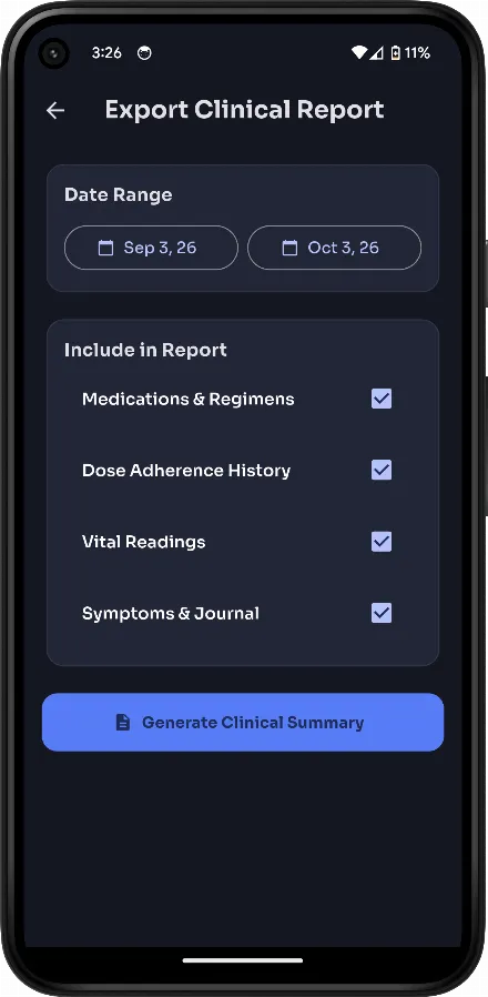 Dosely - Medication Reminder Screenshot 1
