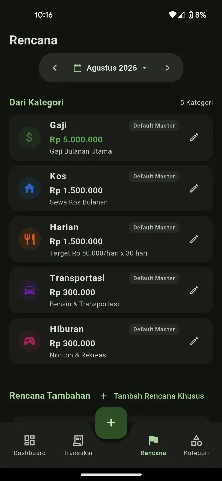 SICAKU - Sistem Catatan Keuangan Screenshot 5